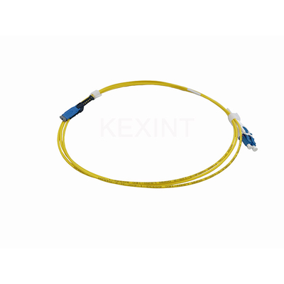 KEXINT 2M MDC UPC đến LC UPC Uniboot Duplex OS2 Single Mode LSZH (OFNR) 2.0mm Fiber Optic Patch Cable