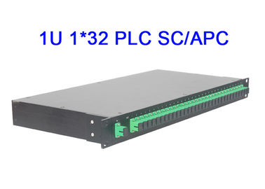 Mô-đun bộ chia PLC quang 1U 1x32 Giá treo kỹ thuật số Suy hao chèn thấp