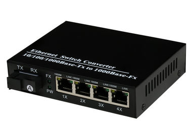 1000Mbps 4 cổng Mô-đun thu phát cáp quang SFP trực tuyến Bộ đệm dữ liệu SX / LX 256K