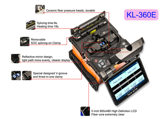 Dụng cụ sợi quang cầm tay FTTH Máy ghép điện Máy kết hợp điện KL-630E Máy đo công suất quang
