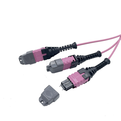 KEXINT 36 Core Fiber Optic Patch Cord Hạng B Multimode 3x12 MPO To LC USconnect