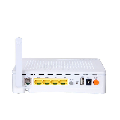 KEXINT Wifi 4GE 2POTS Bộ định tuyến GEPON ONU Mạng phần mềm tiếng Anh màu trắng 1 Cổng SC UPC PON