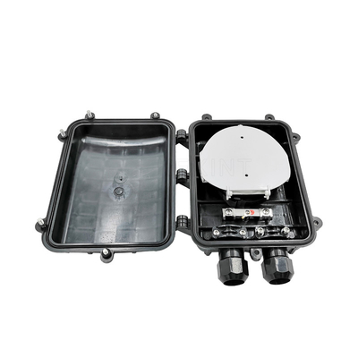 2 cổng Chống thấm nước ngoài trời bằng tia cực tím Đóng cửa mối nối sợi quang FTTH IP68 6-96 Lõi