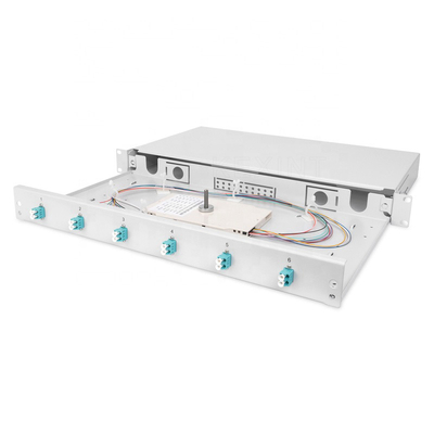 Bảng điều khiển sợi quang FTTH 6 đến 12 lõi với 6 bộ điều hợp đơn giản hoặc song công Pigtails