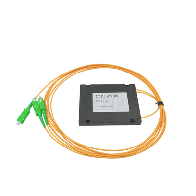 Bộ chia PLC sợi quang SC APC 3.0 MM 1x2 Loại ABS Sử dụng cho hộp phân phối 2 lõi