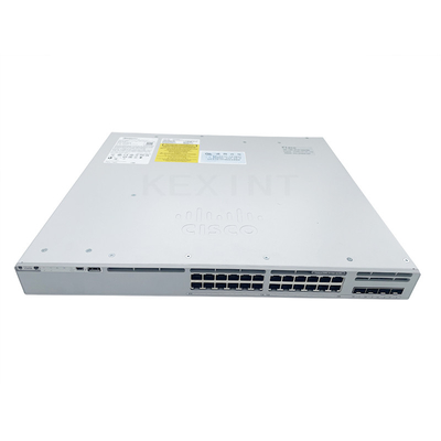 C9300L Bộ chuyển mạch mạng 24 cổng POE 4x10G C9300L-24P-4X-E ​​dành cho bảo mật / IoT / Cloud