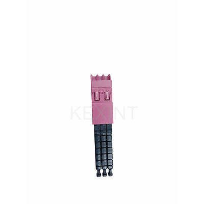 KEXINT ELiMENT MDC 3 Port Adapter Mmultimode Heather Violet Với 3 nút bột phù hợp với MDC Patch Cord