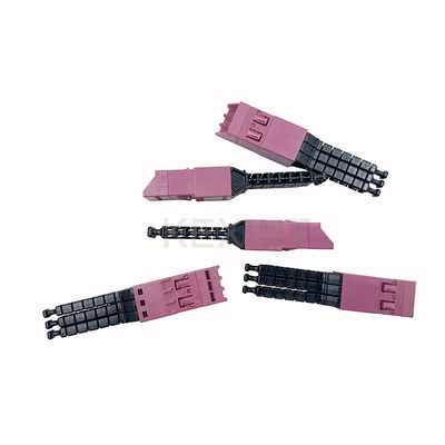 KEXINT ELiMENT MDC 3 Port Adapter Mmultimode Heather Violet Với 3 nút bột phù hợp với MDC Patch Cord