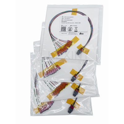 KEXINT MTP (MPO) APC nữ đến MDC 16 Fiber Breakout OM4 (50/125) Fiber Optic Patch Cord