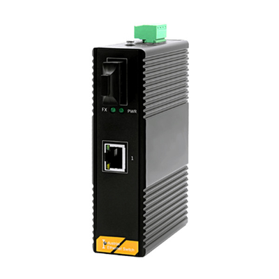 KEXINT Gigabit 1 cổng quang học 4 cổng điện công nghiệp (POE) Bộ chuyển đổi truyền thông truyền thông