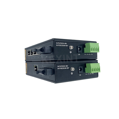 KEXINT Gigabit 1 cổng quang học 4 cổng điện công nghiệp (POE) Bộ chuyển đổi truyền thông truyền thông