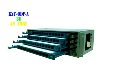 Tủ bảng điều khiển sợi quang 48 cổng Rack, Bảng điều khiển sợi quang SC ODF 3U 48 Core