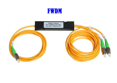 Bộ ghép kênh phân chia theo bước sóng FWDM FC APC T1550 TV 1 * 2 Cách ly 45dB