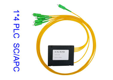 Bộ chia PLC sợi quang 1x4, Bộ chia PLC FTTH ABS 3.0 Bước sóng 1260nm đến 1650nm