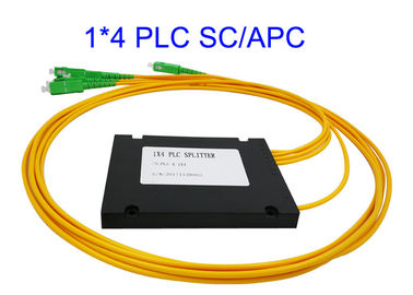 Bộ chia PLC sợi quang 1x4, Bộ chia PLC FTTH ABS 3.0 Bước sóng 1260nm đến 1650nm