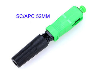Đầu nối cáp quang kết nối nhanh SC-APC Chèn mất 0,3dB Dễ dàng cài đặt 52MM