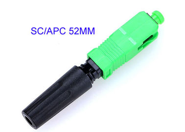 Đầu nối nhanh cáp quang SC / APC Mạng FTTH Chiều dài 52mm SC FC LC 0,3dB