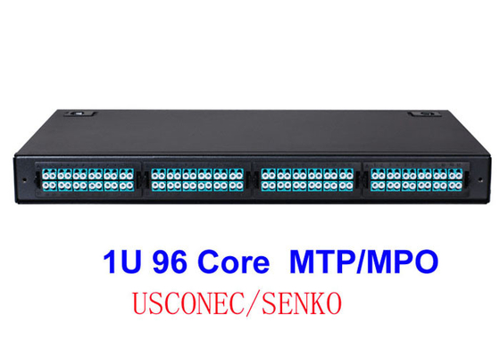 Sợi quang MTP MPO Sợi quang Patch Cord OM4 FTTH LC Quad Adapter Max Modular