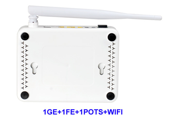 Mạng cáp quang ONT Gigabit ONU Thiết bị GEPON 1Ge 1 FE 1 Pots WIFI 802.11b / G / N XPON