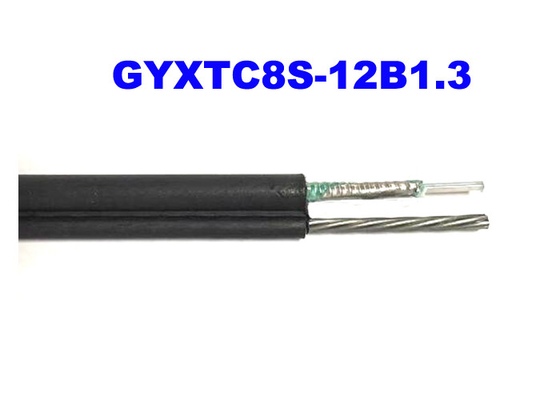 Ngoài trời GYXTC8S 12G652D Cáp quang bọc thép OS2 Tự hỗ trợ Lắp đặt nối tiếp điện tử 8 Cấu trúc